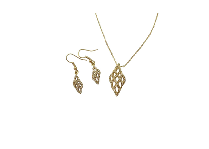 Gold Plated | CZ Studded Pendant Sets